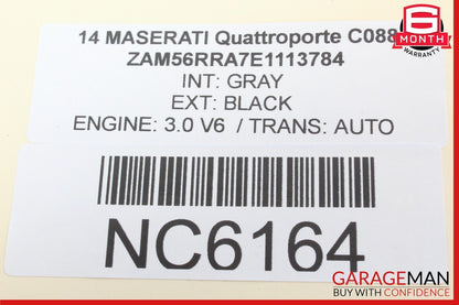 14-17 Maserati Quattroporte M156 Trunk Lid Release Boot Button 68141864AA OEM