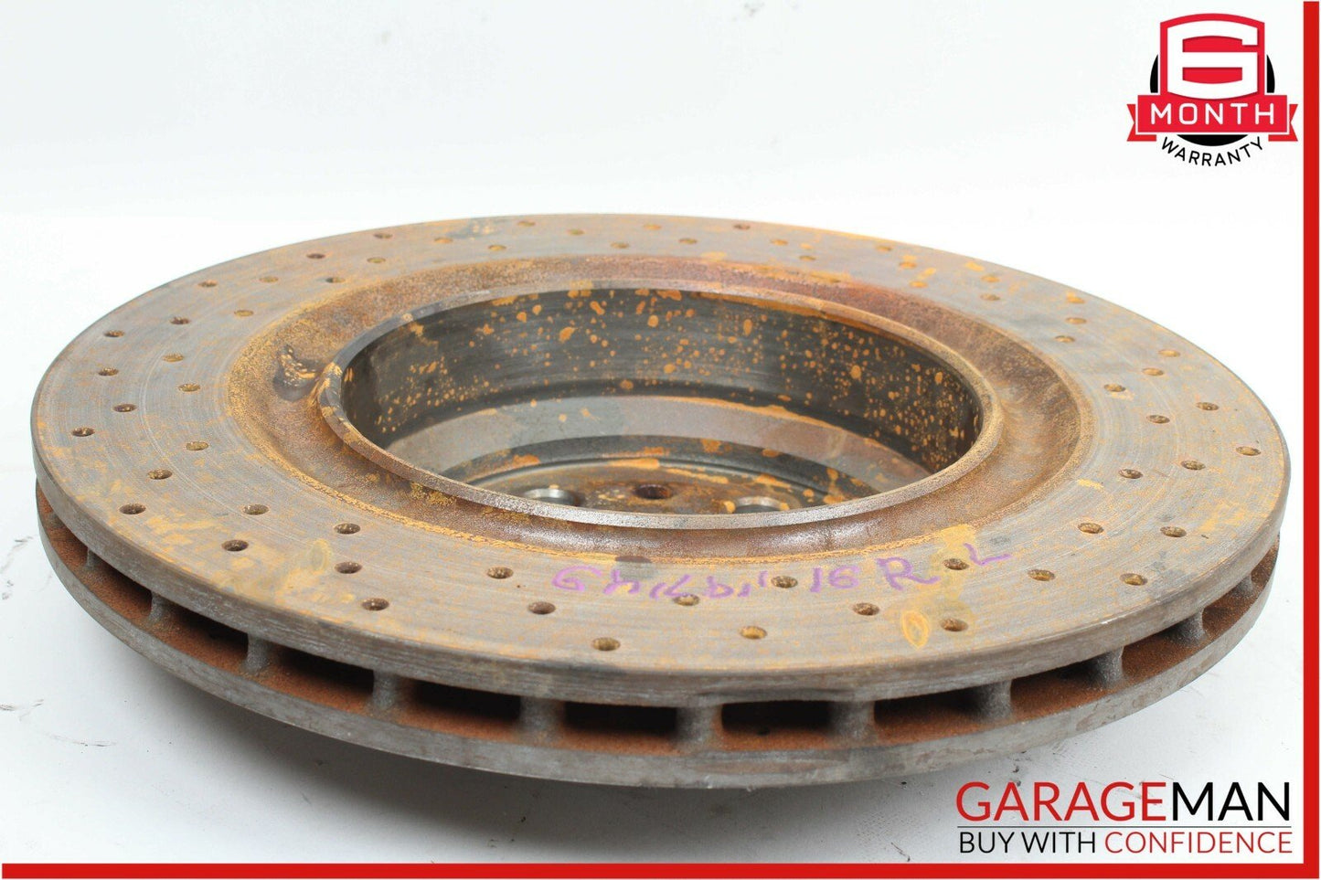 14-17 Maserati Ghibli Rear Left Side Brake Rotor Disc OEM