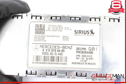 10-17 Mercedes W204 C250 C300 Sirius Satellite Radio Receiver 2128706489 OEM