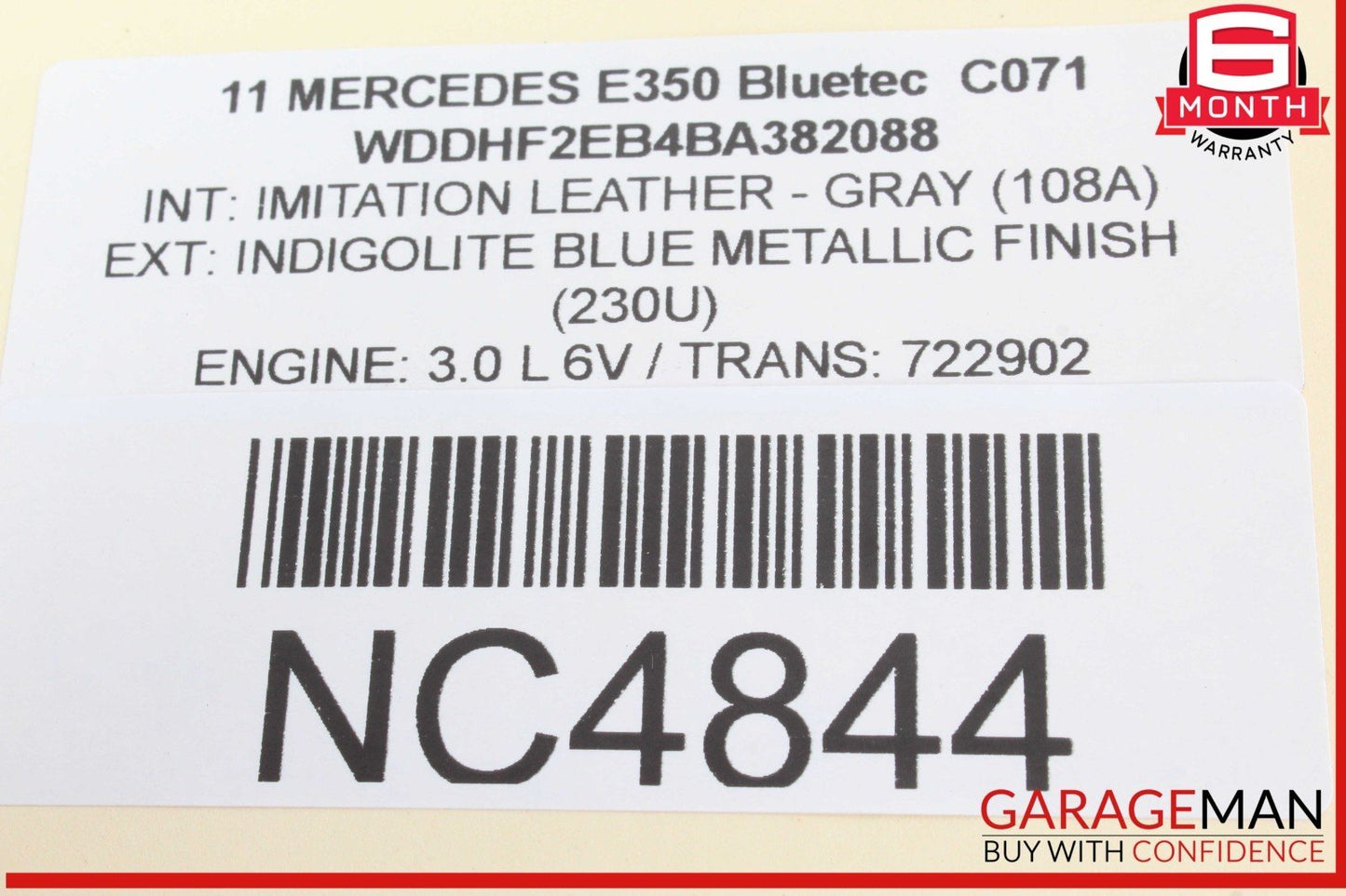 08-20 Mercedes W212 E350 Bluetec Headlight Fog Light Switch Control Module OEM