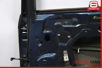19-21 Lincoln Nautilus Rear Right Side Exterior Door Shell Panel Frame Blue OEM