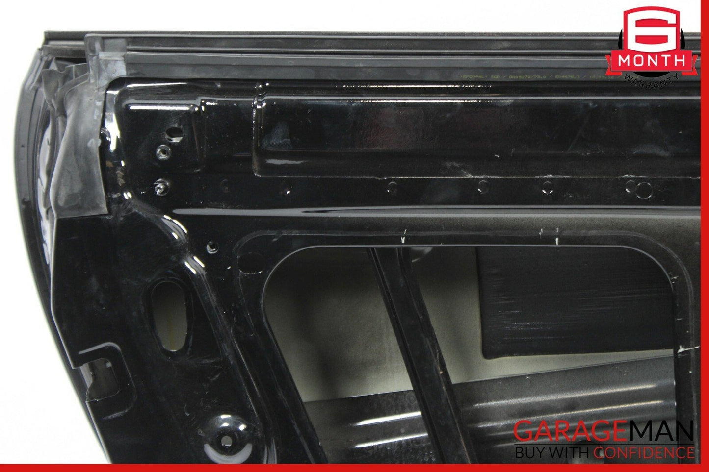 12-20 Mercedes R172 SLK350 Front Left Side Exterior Door Shell Panel Black OEM