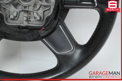 12-18 Audi S6 A7 Front Left Driver Side Steering Wheel Black 4G0419091M OEM