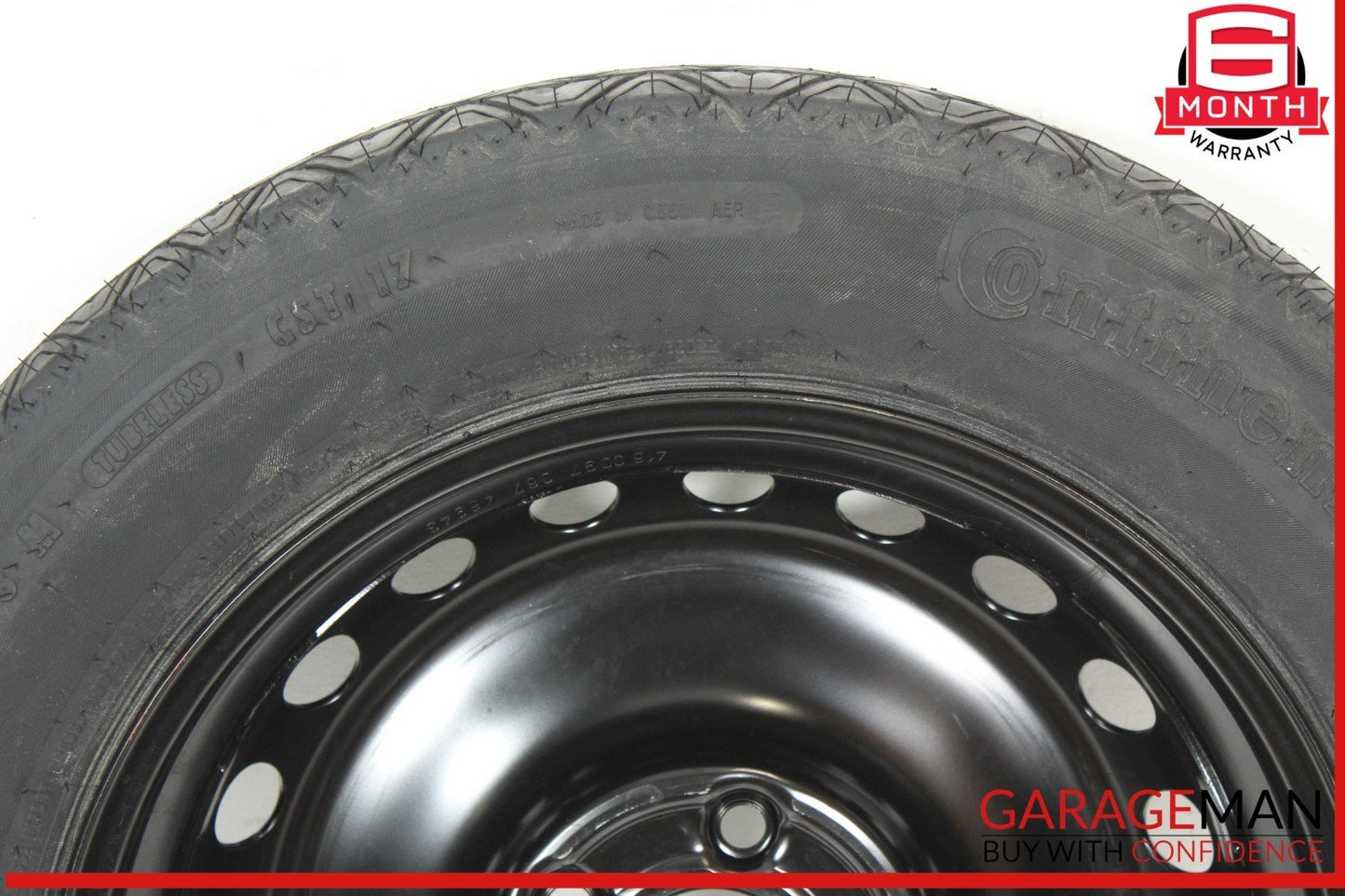 08-14 Mercedes W204 C250 C300 Emergency Spare Tire Donut Wheel Rim 125 90 16"