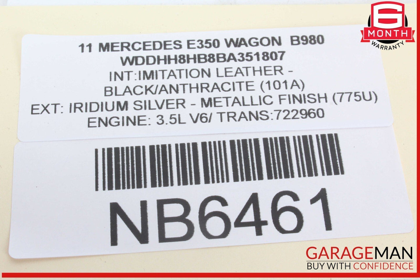 08-18 Mercedes W212 E350 Wagon Rear Right Side Door Control Module OEM