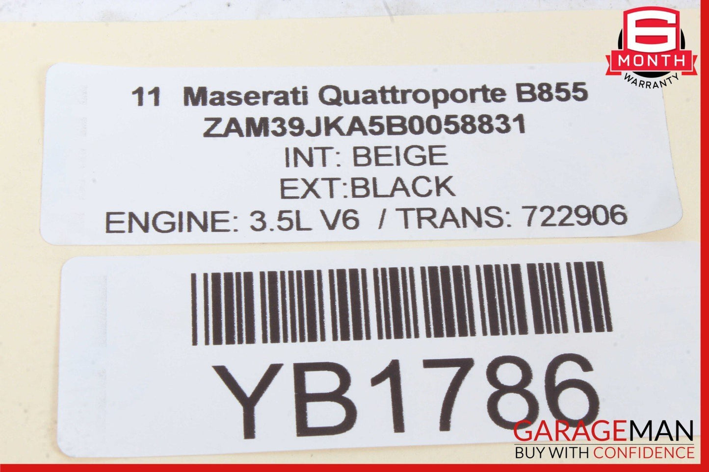 03-13 Maserati Quattroporte M139 Trunk Release Opener Control Module OEM
