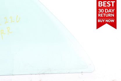 94-00 Mercedes W202 C220 Rear Right Passenger Side Door Quarter Window Glass A86