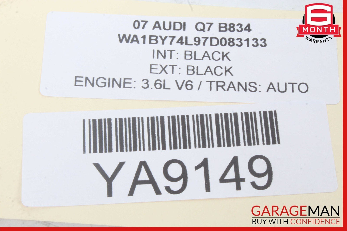07-09 Audi Q7 Audio Radio Receiver Module 4E00355418 OEM