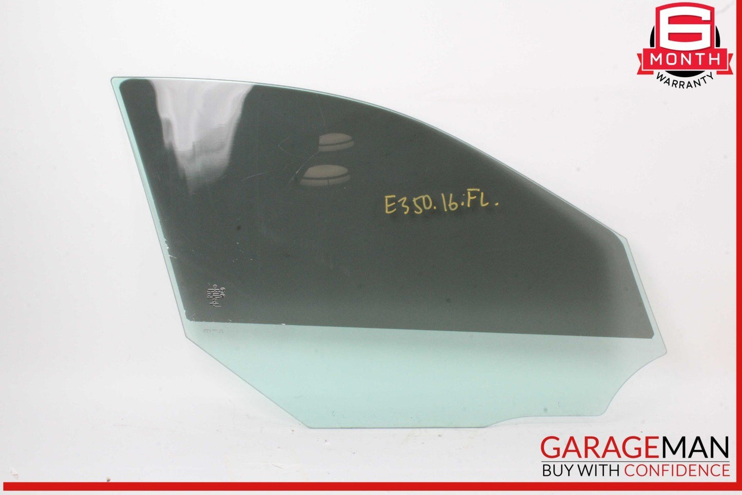 10-16 Mercedes W212 E350 E400 E550 Front Left Driver Side Door Window Glass OEM