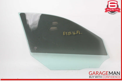 10-16 Mercedes W212 E350 E400 E550 Front Left Driver Side Door Window Glass OEM