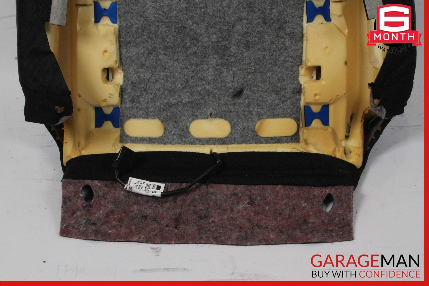 06-08 Mercedes W164 ML320 Front Right Passenger Top Upper Seat Cushion Black