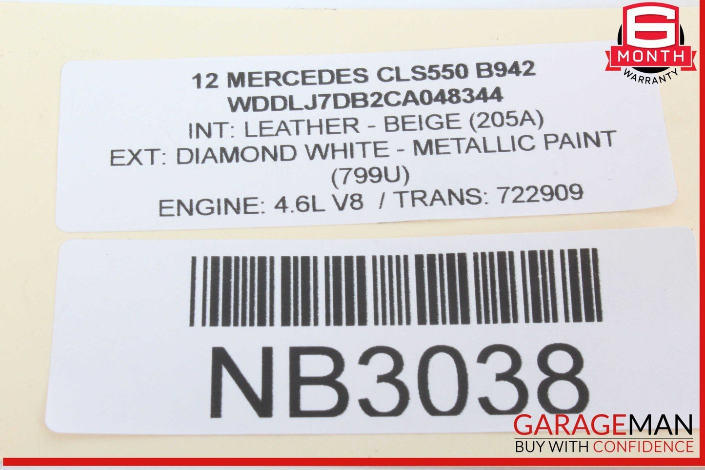 12-18 Mercedes W218 CLS550 CLS400 Front Left Side Door Lock Latch Actuator OEM