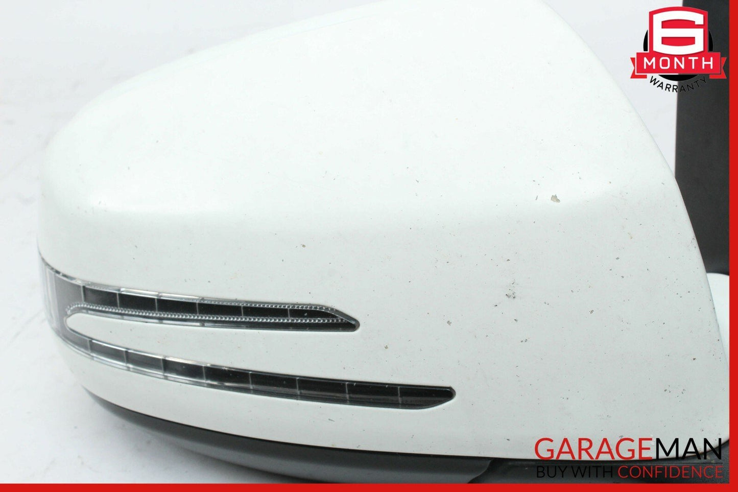 10-11 Mercedes W204 C280 C300 Front Right Side Mirror Door Rear View White