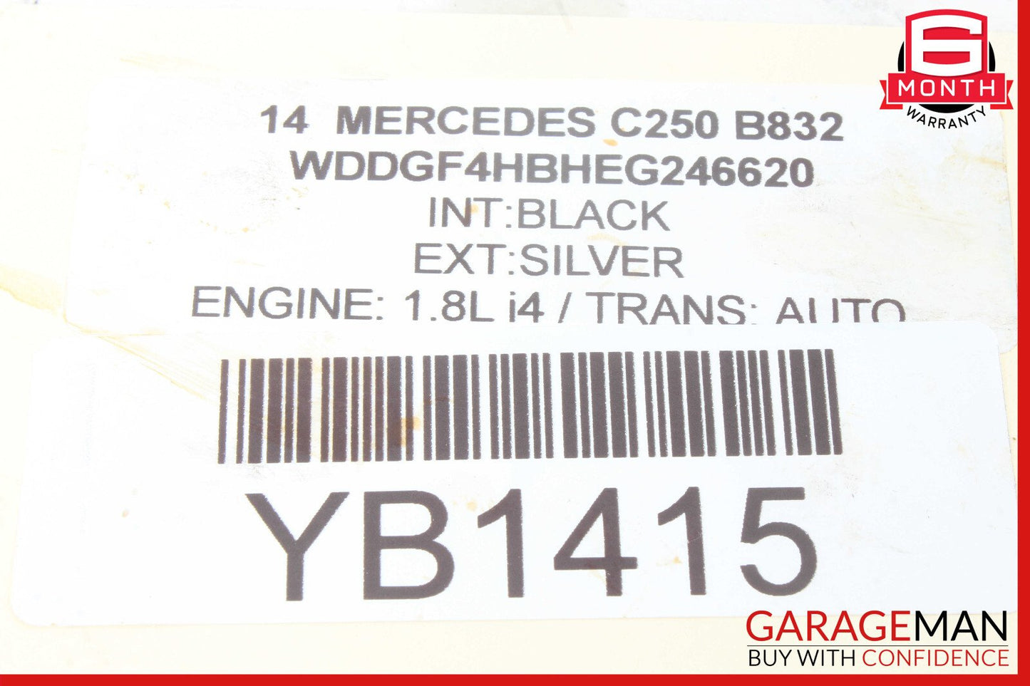 08-17 Mercedes R172 SLK350 C250 Front Left Driver Side Lower Control Arm OEM