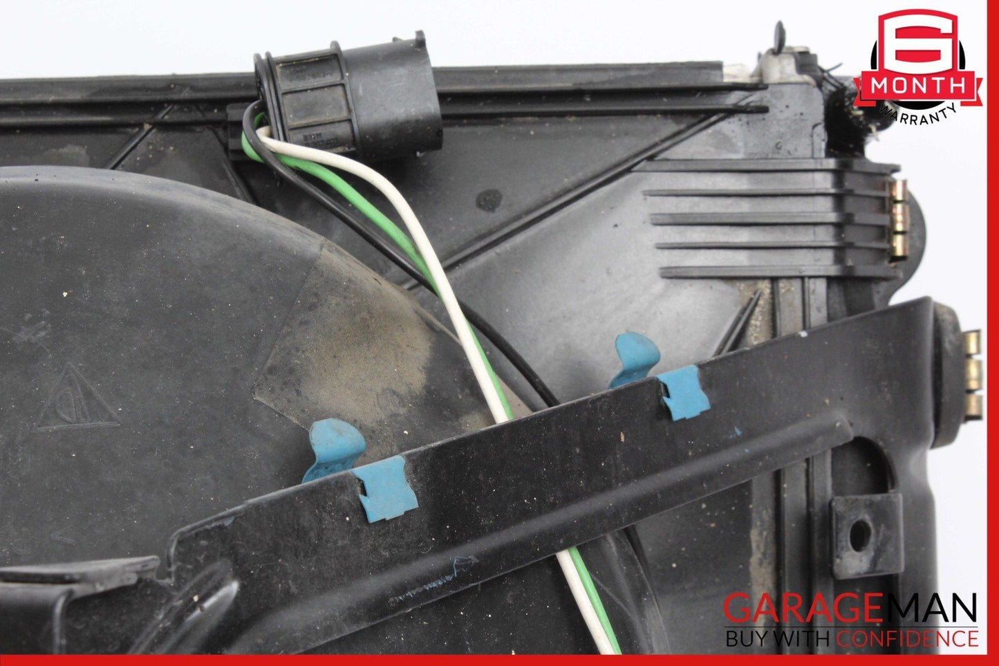97-04 Porsche Boxster 986 S Right Side Engine Radiator AC A/C Condenser Fan Assy OEM