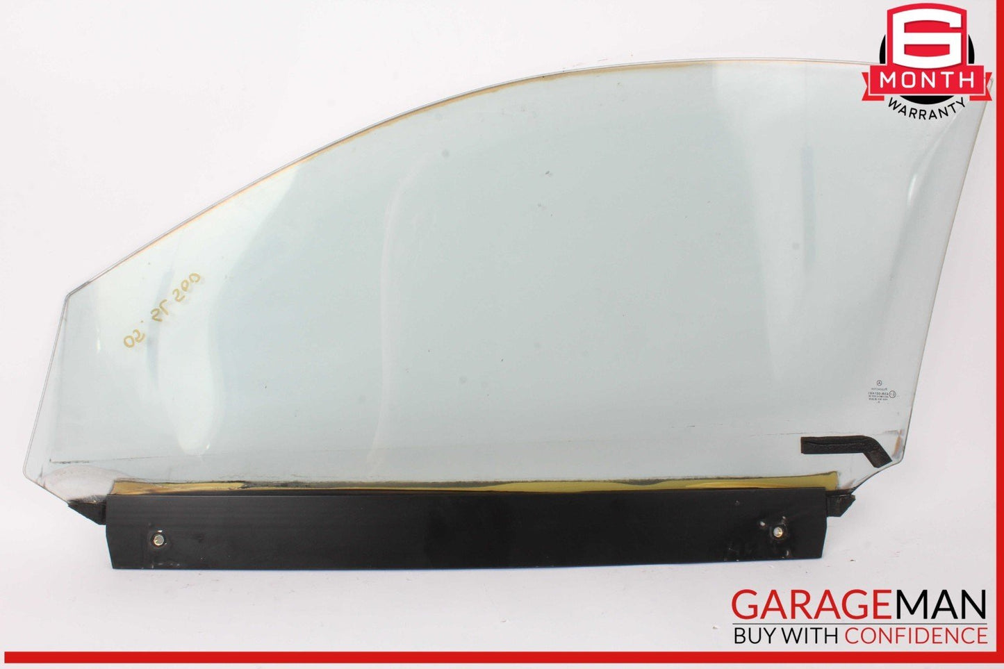03-12 Mercedes R230 SL500 SL550 Front Right Passenger Side Door Window Glass OEM