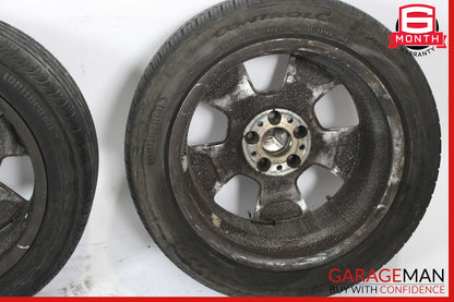 Mercedes R129 SL500 300SL 8.25 x 17 17" Wheel Rims Set Silver 1294011202 OEM