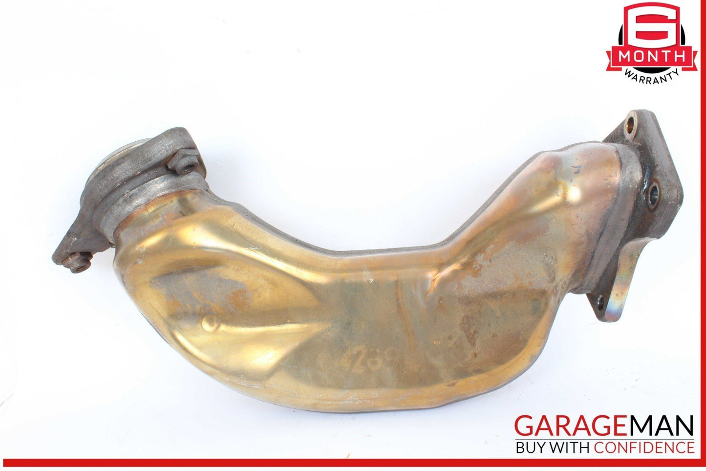 12-18 Mercedes W218 CLS550 4.6L Right Exhaust Pipe Adapter 2781400808 OEM