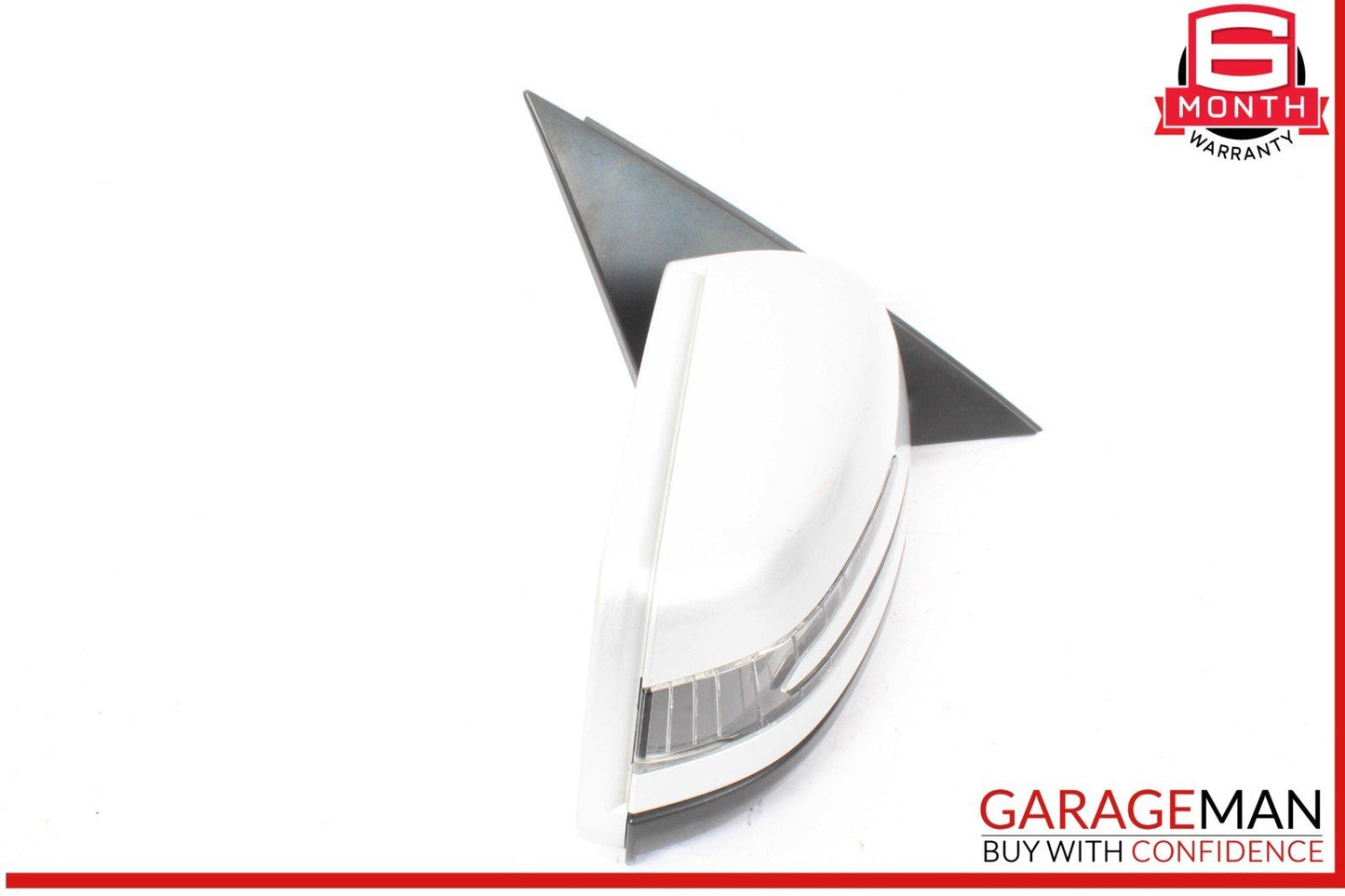 12-14 Mercedes W204 C250 C350 Front Right Side Door Rear View Mirror Silver OEM