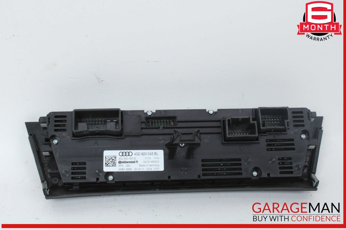 12-18 Audi S6 A6 Front AC Air Conditioning Temperature Climate Control Panel OEM