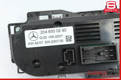 08-11 Mercedes W204 C300 AC A/C Climate Control Switch Module 2048300290 OEM