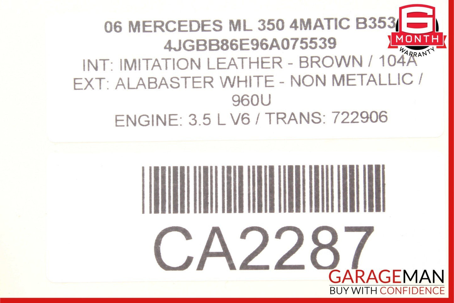03-13 Mercedes W164 ML350 E320 CLS550 SLK280 Radio 6 Disk CD Changer Player OEM