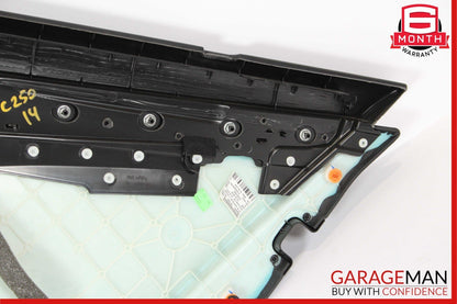 08-14 Mercedes W204 C250 C300 C350 Rear Left Interior Door Panel Assy Anthracite