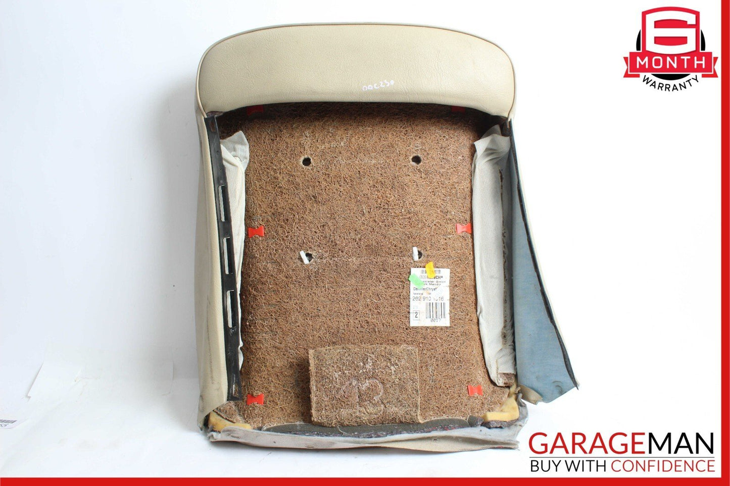 94-00 Mercedes W202 C230 Front Right Passenger Side Top Upper Seat Cushion Beige