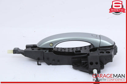 12-18 Audi A6 A7 Rear Left Driver Side Exterior Door Handle Gray 4H0837885 OEM