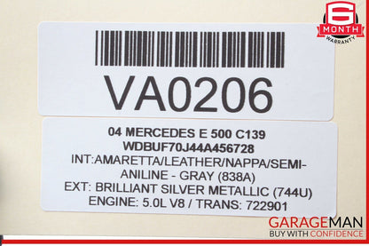 01-11 Mercedes W211 E500 SLK55 AMG Trunk Lock Latch Mechanism 1717500085 OEM