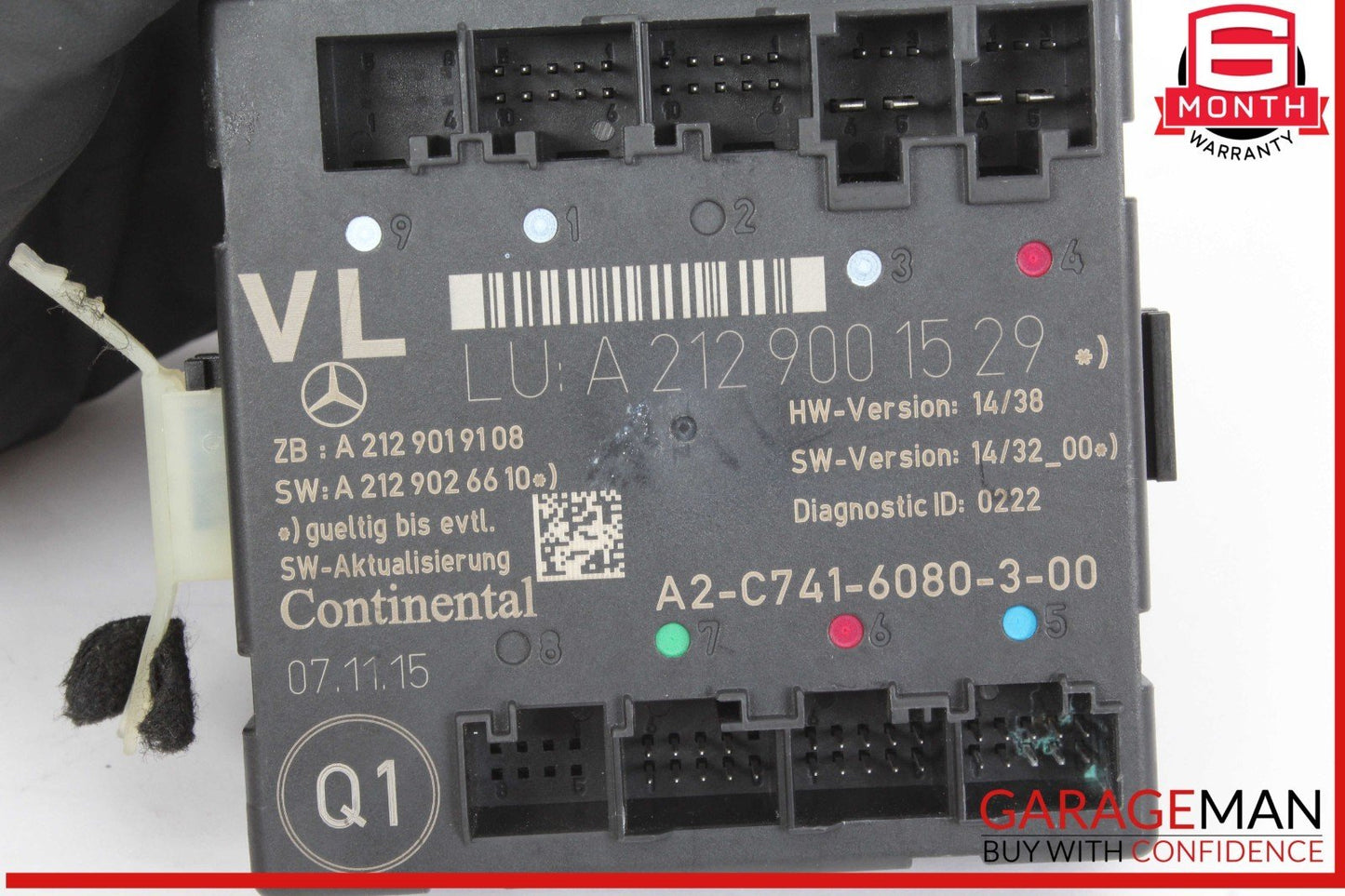 08-18 Mercedes W212 E350 E550 Front Left Side Door Control Module Unit OEM