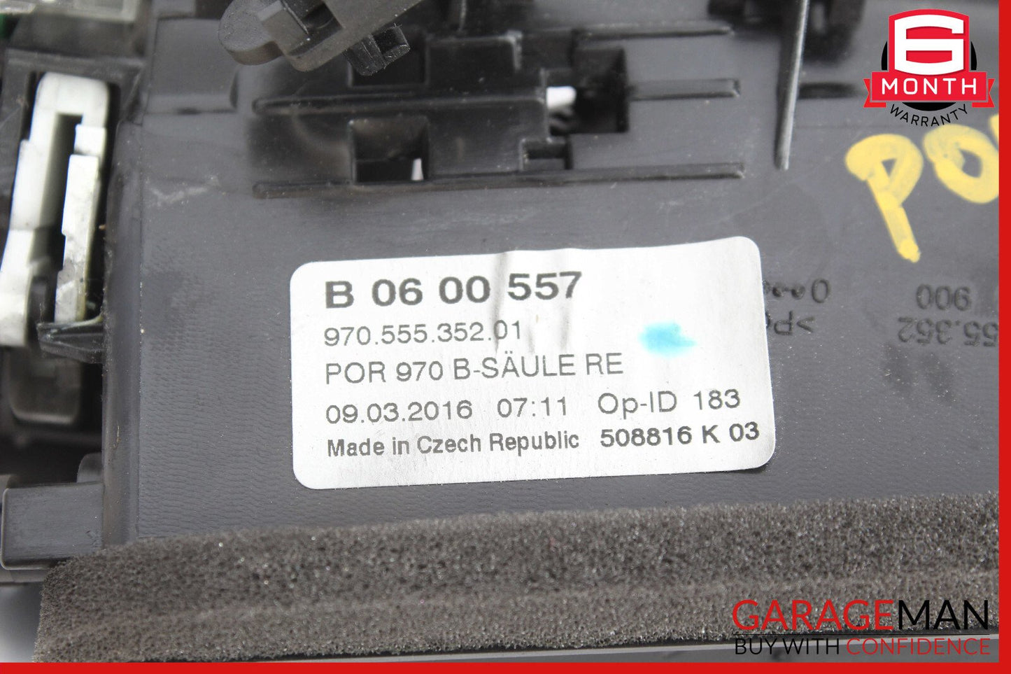 10-16 Porsche Panamera 970 Right Side B-Pillar AC A/C Air Vent OEM