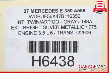 03-11 Mercedes CLS500 E350 E500 Front Right Seat Backrest Recline Motor Unit OEM