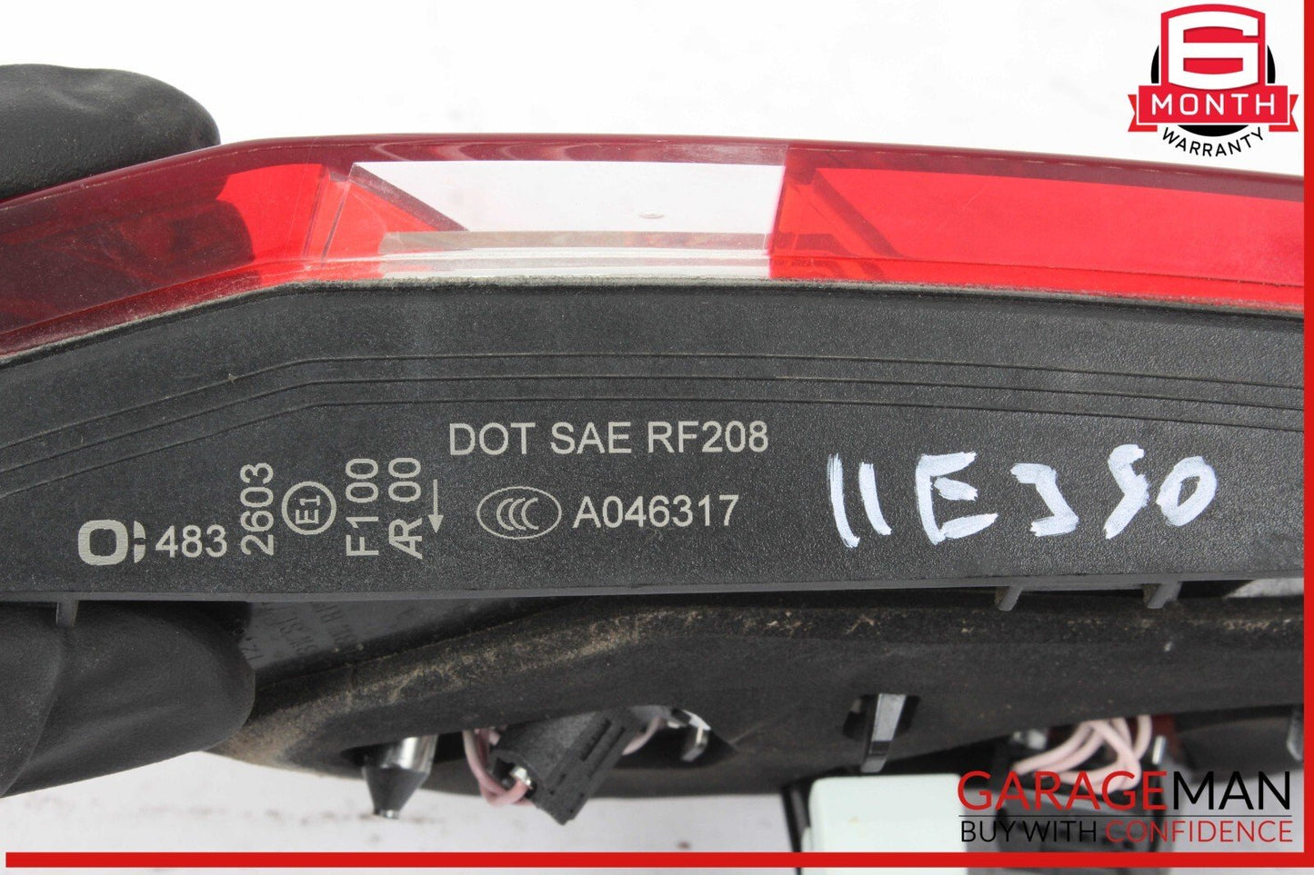 10-13 Mercedes W212 E350 E400 Rear Left Side Inner Tail Light Taillight Lamp