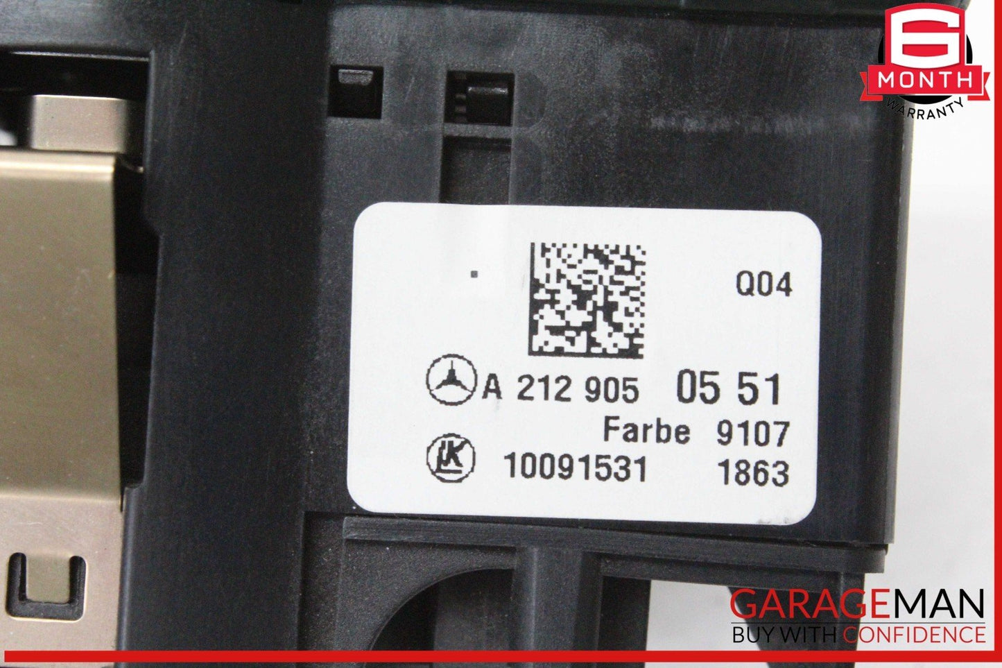 08-20 Mercedes W212 E350 CLS550 Headlight Fog Light Switch Control Module OEM