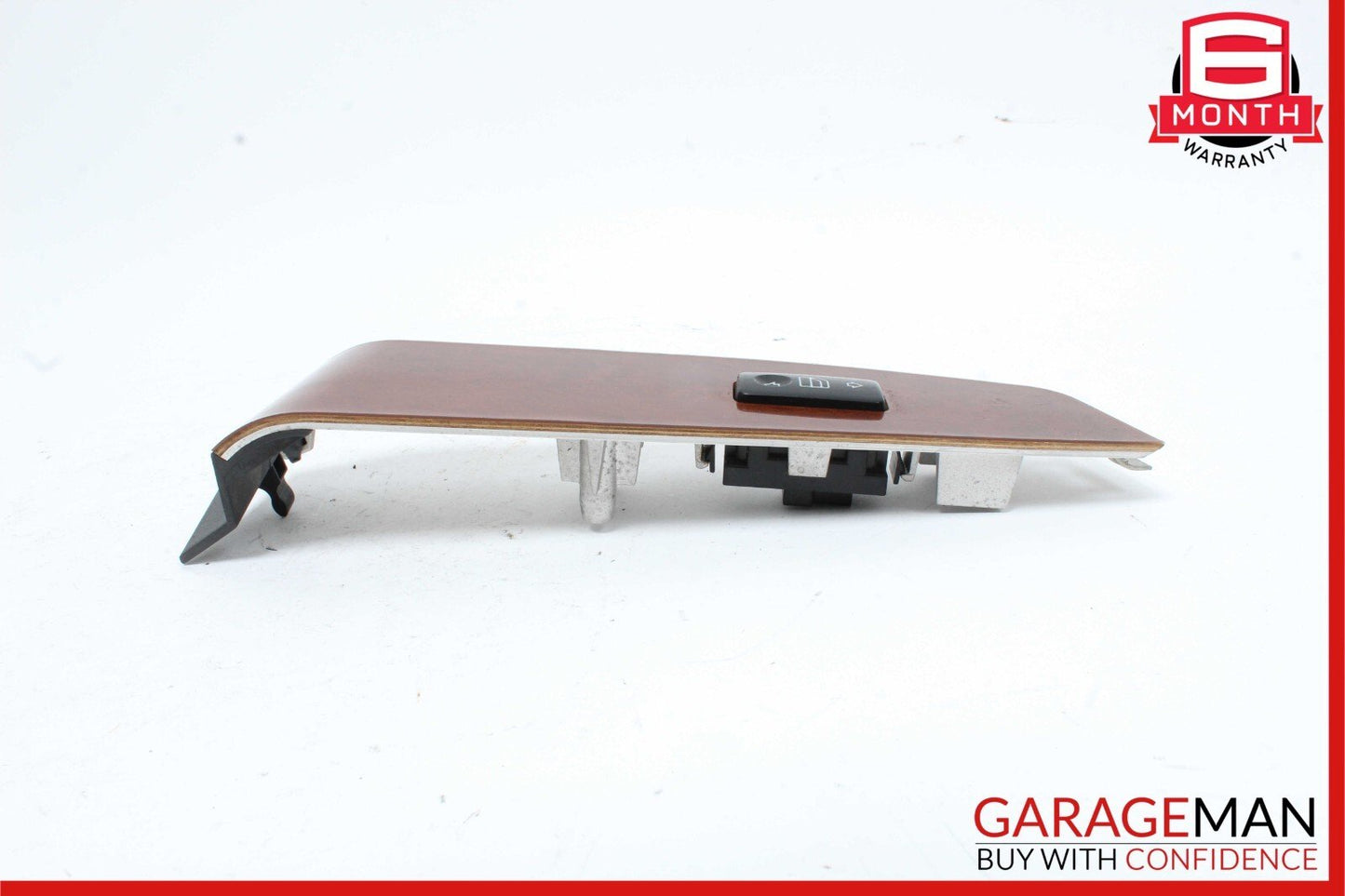 03-06 Mercedes W220 S430 Front Right Side Door Window Switch Trim Bezel Wood OEM