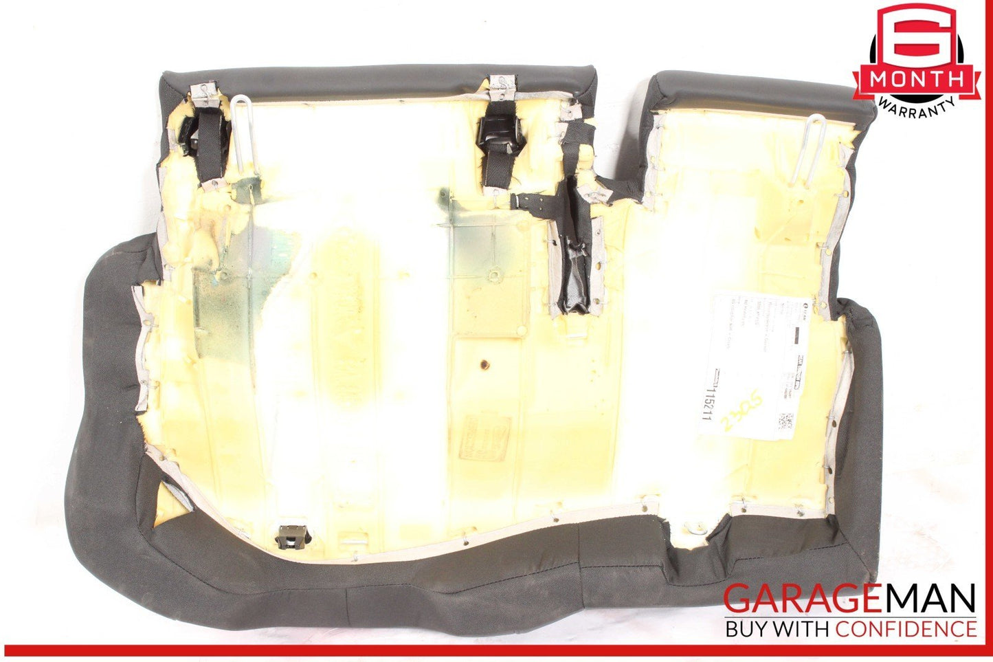 18-25 Audi Q5 SQ5 Rear Left Driver Side Bottom Lower Seat Cushion Black OEM