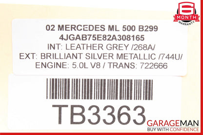 98-05 Mercedes W163 ML350 ML500 ML55 AMG Front Left Brake Wear Sensor Wiring