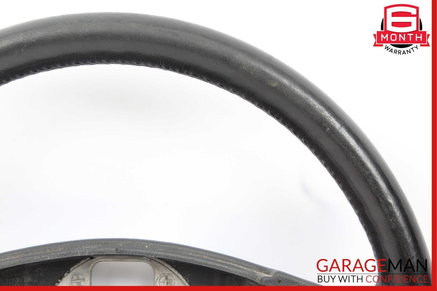 03-10 Porsche Cayenne 955 957 3 Spoke Driver Steering Wheel Leather Black