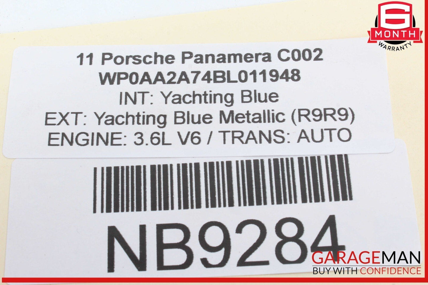 10-16 Porsche Panamera 970 Rear Right / Left Upper Suspension Control Arm OEM