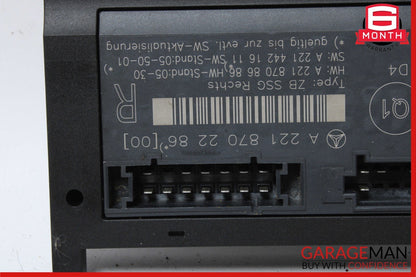07-13 Mercedes W221 S550 S400 Front Right Side Under Seat Control Unit OEM