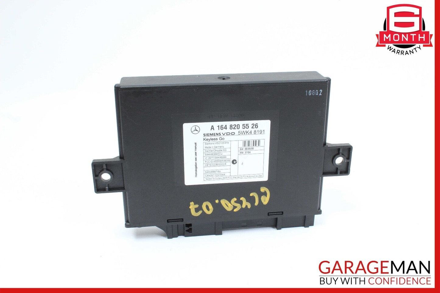 06-07 Mercedes X164 GL450 4MATIC Chassis Multiplex Keyless Go Control Module OEM