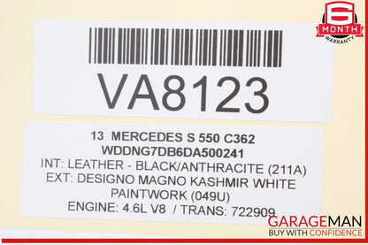 07-14 Mercedes W221 S550 S450 CL550 Trunk Lid Unlock Release Handle OEM