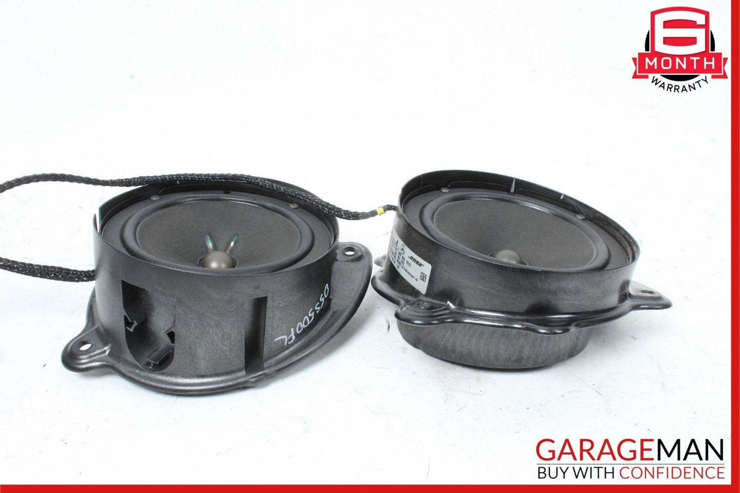 00-06 Mercedes W220 S500 Front Left & Right Side Door Sound Speaker Speakers Set