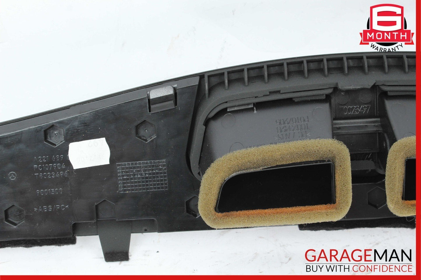 07-13 Mercedes W221 S550 Dashboard Central Air Vent Trim Panel Cover OEM