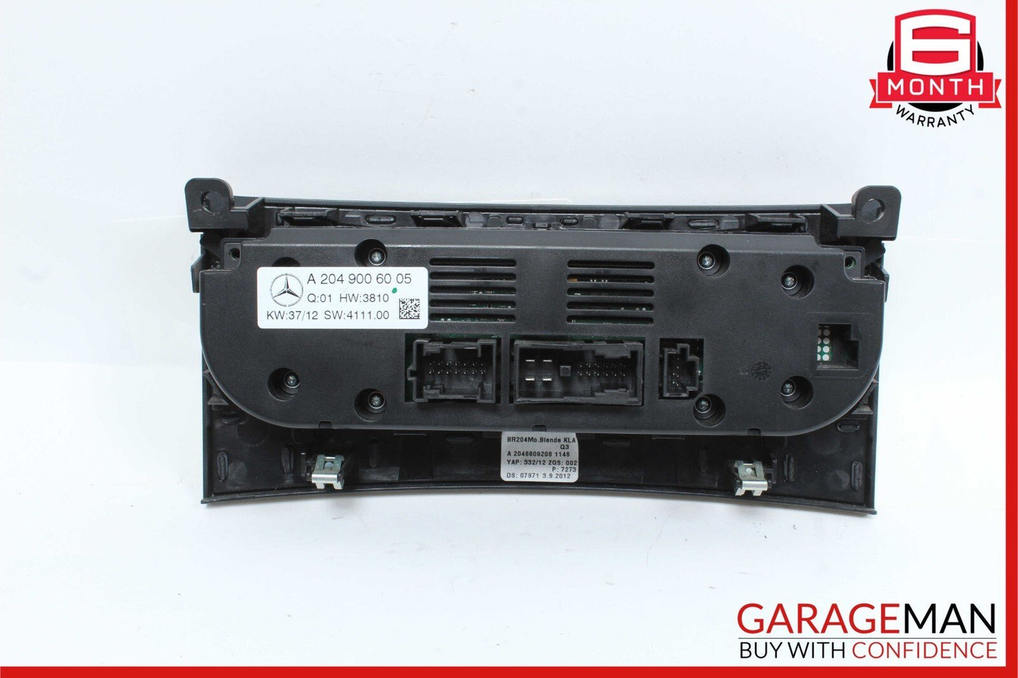 12-14 Mercedes W204 C300 C63 A/C Climate Temperature Heater Switch Control Beige