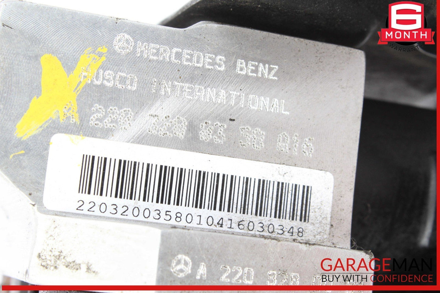 00-06 Mercedes W215 CL55 AMG Hydraulic ABC Suspension Valve Block Pump Assembly
