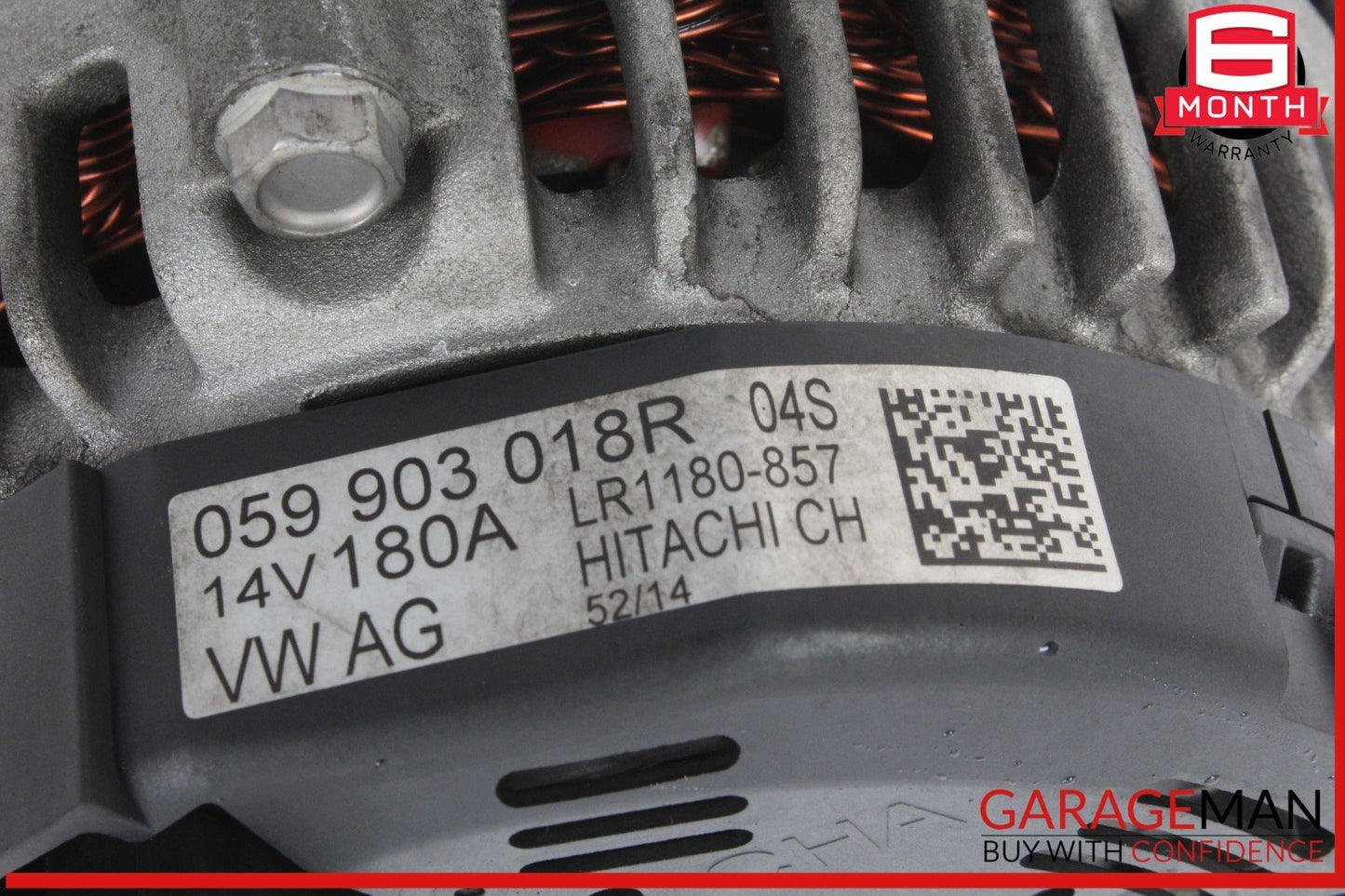 13-17 Audi Q5 Alternator Generator Hitachi 14V 180A 059903018R OEM