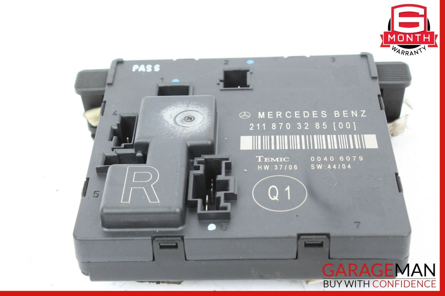 06-11 Mercedes W211 E350 CLS350 Rear Right Passenger Side Door Control Module