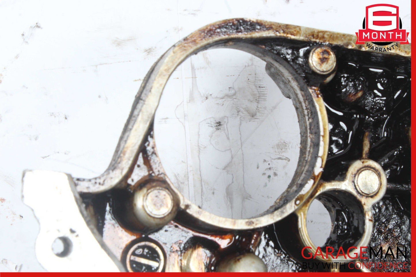 10-18 Jaguar XJ XJL X351 Right Side Engine Timing Cover Panel w/ Pulley OEM